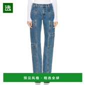 香港直邮GRLFRND 工装 女士 1h可退 Naomi 低腰修身 牛仔裤 GF45881