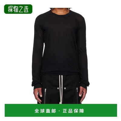 香港直邮Rick Owens 圆领长袖 T 恤 RU02E1252UC