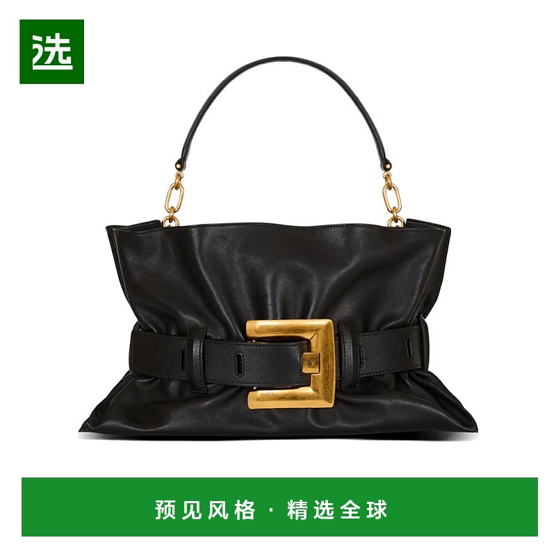 香港直邮Balmain 中号 Anthem 腰带细节手提包 GN1KK990LSAX
