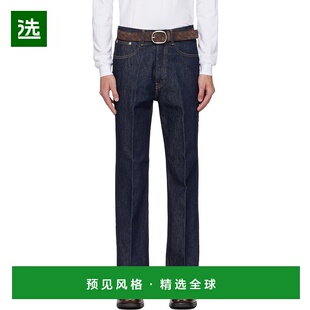 1h可退 香港直邮AURALEE 男士 蓝色 Hard Twist Denim 5P 牛仔裤