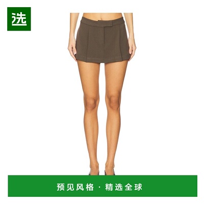 1h可退 香港直邮Weworewhat 女士 迷你西装料半身裙 WWB13201