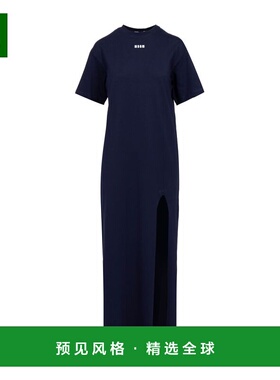 1h可退 香港直邮Msgm 女士 蓝色连衣裙 3841MDA83257002 blue蓝色