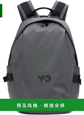 1h可退 香港直邮Y-3 男士 灰色 Staple 双肩包 KC0806 舒适时尚