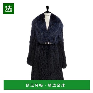 香港直邮Dior 346M10AF205迪奥 系腰带大衣