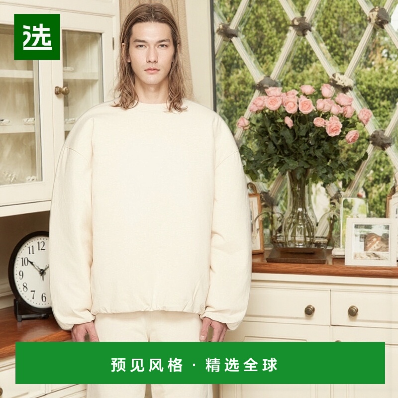 1h可退 香港直邮A.P.C. 男士 灰白色 Tame Impala 联名 Kook 套头