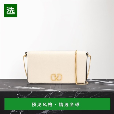 【99新未使用】香港直邮Valentino VLogo标识翻盖单肩包 WP0Y63SN