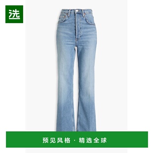 1h可退 香港直邮redone 女士 70s 高腰小喇叭牛仔裤 19203W70BTCT