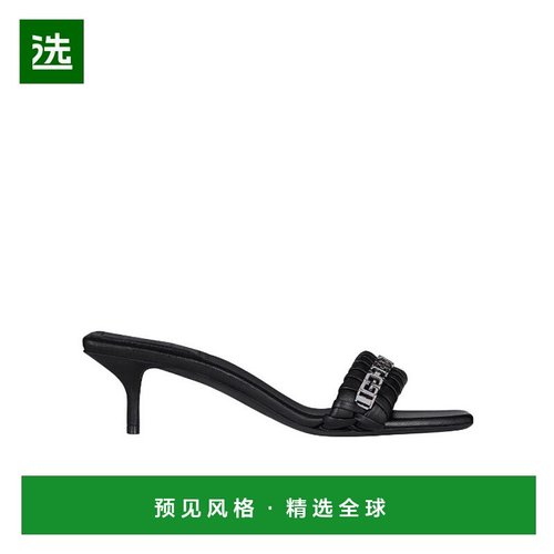 香港直邮Givenchy G Woven细节凉鞋 BE306UE1GZ纪梵希高跟单鞋
