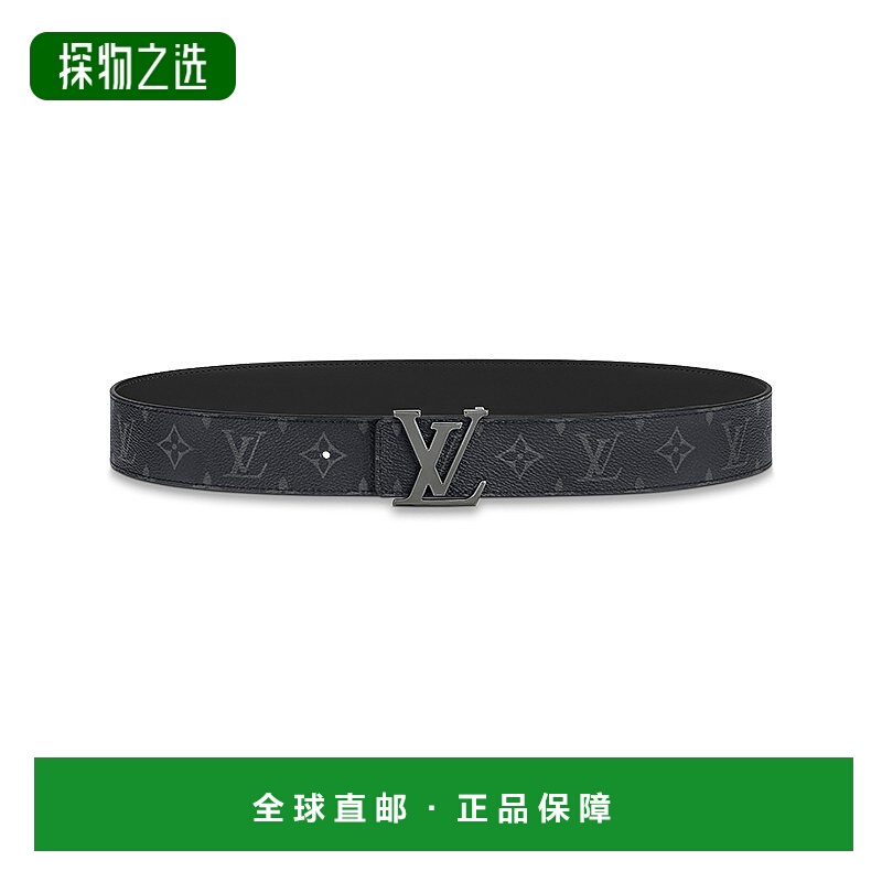 自营1h可退 欧洲直邮LV路易威登 搭扣双面腰带男士皮带