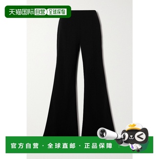 女士 1h可退 香港直郵CAROLINA HERRERA R2411N 羊毛混紡喇叭長褲