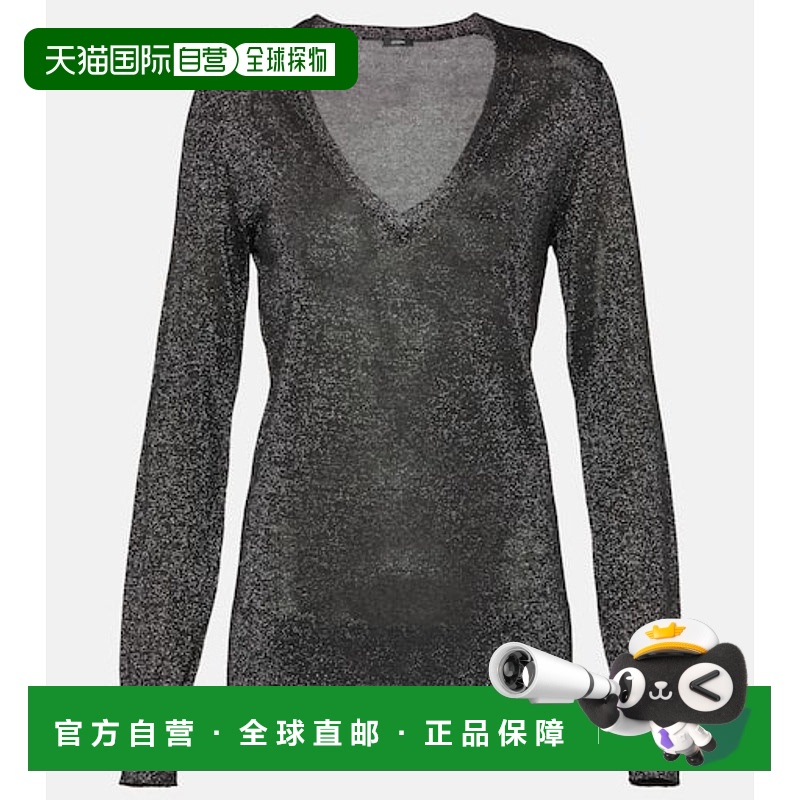 1h可退 香港直邮JOSEPH 约瑟夫 女士 Lurex® 毛衣 black黑色 舒适