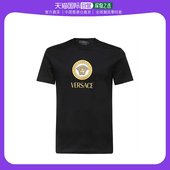 T恤黑色涂鸦美式 复古设计质感百搭 香港直发Versace范思哲男士