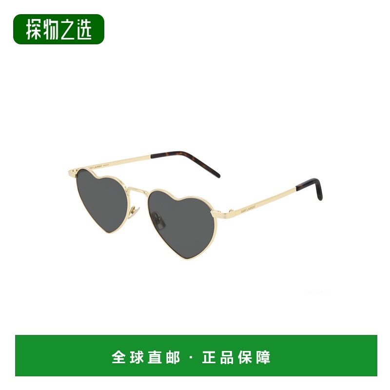 香港直邮Saint Laurent 心形镜框太阳镜 SL301LOULOUMETAL