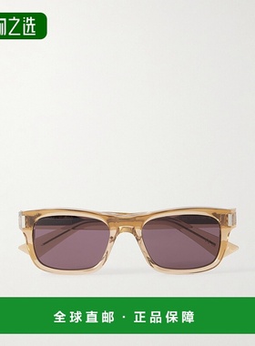 1h可退 香港直邮Saint Laurent 圣罗兰 男士 方形框醋纤太阳眼镜