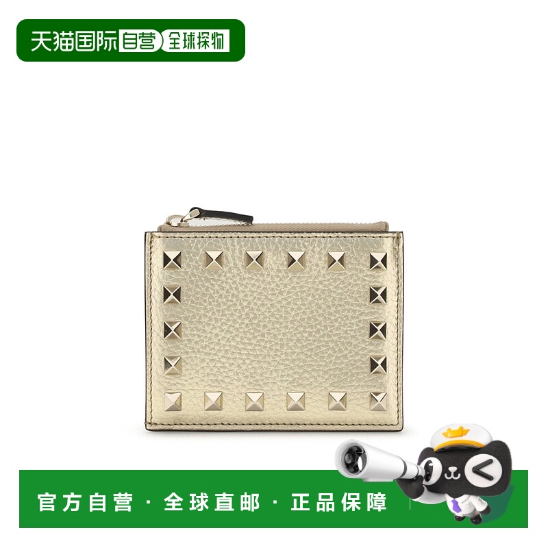 香港直邮Valentino Rockstud 拉链卡包 WP0AI8GGE