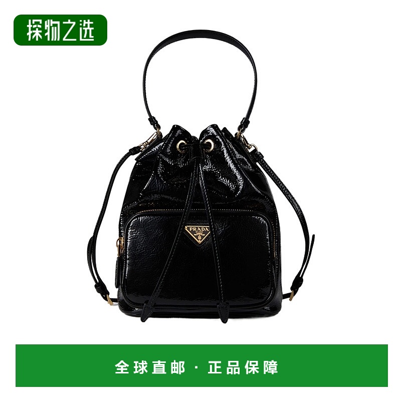 香港直邮Prada Duet 漆皮水桶包 884432