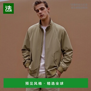 韩国直邮Baracuta男款 BRCPS0001BCNY1710 夹克外套卡其色拉链长袖
