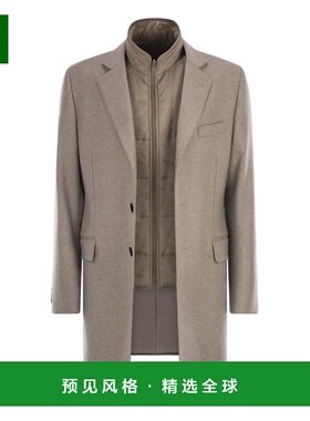 香港直邮FAY 男士夹克 NAM53511390GAHC205 AW2025 浅棕色 Fay 'E