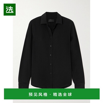香港直邮NILI LOTAN 女士 Gaia 真丝双绉衬衫 12035W325BLACK