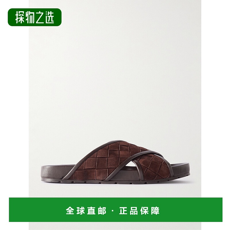 1h可退 Bottega Veneta 葆蝶家 男士 圆头拖鞋 786883V3Q
