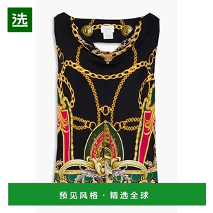 1h可退 香港直邮camilla and marc 女士 剪口印花真丝双绉上衣 00