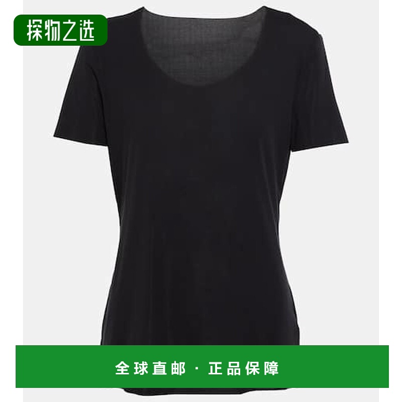 香港直邮Wolford 女士 针织T恤 001012 black黑色 舒适时尚