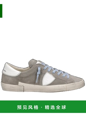 香港直邮PHILIPPE MODEL 男士运动鞋 PRLUXS18 SS2026 灰色 低帮