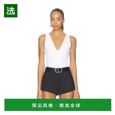 1h可退 香港直邮GOOD AMERICAN 女士 Sculpting 深V领连体衣 GB03