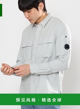 韩国直邮COMPANY  破损 Lino Cotone 口袋衬衫 男士衬衫 14CMSH29