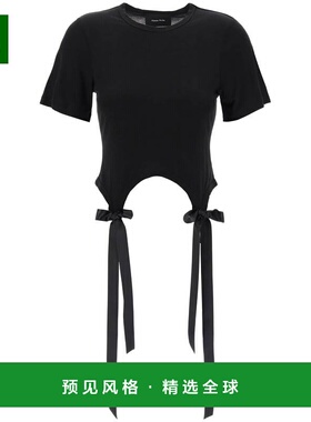 1h可退 香港直邮Simone Rocha 蒙娜·罗莎 女士 TAILS 蝴蝶结T恤