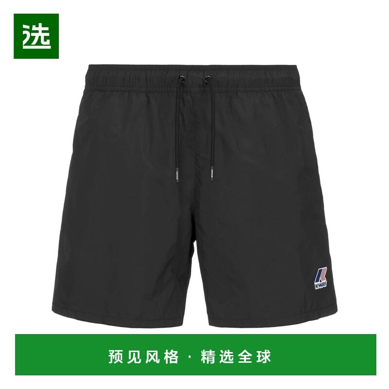 香港直邮K-WAY 男士短裤 K31357WUOMOUSY SS2025 黑色 LE VRAI OL,男装,休闲裤,淘宝优惠券,粉丝福利购,淘宝优惠卷