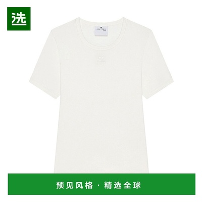 香港直邮Courreges 短袖T恤 125JTS017JS0203正品高档舒适百搭