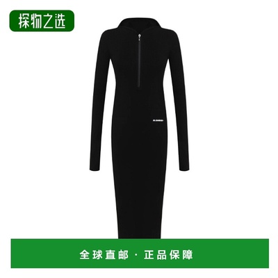 香港直邮Jil Sander 拉链长袖连衣裙 J40CT0159J15410