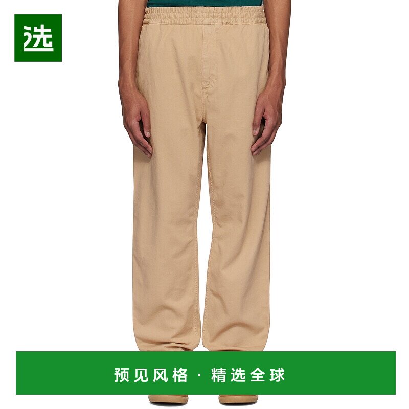 1h可退 香港直邮CARHARTT WIP 男士 驼色 Flint 长裤 I029919