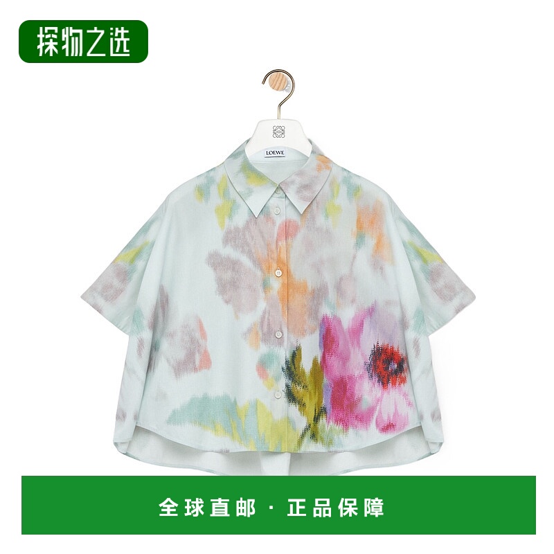 香港直邮Loewe 短袖梯形衬衫 S359Y05XEX