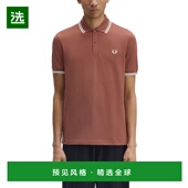 AW2025 香港直邮FRED 棕色 POLO衫 FPM3600P55Z51 PERRY 男士