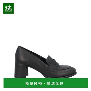 1h可退 香港直邮Del Carlo 女士 乐福鞋 black黑色 舒适时尚