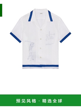1h可退 香港直邮Bode 男士 Club Champion 短袖衬衫 MRS25SH008