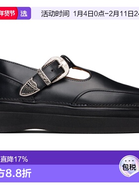 1h可退 香港直邮toga 女士 黑色 T-Bar 玛丽珍鞋 FTGPW1415090A9