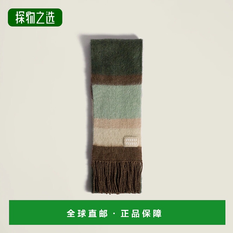 1h可退 欧洲直邮MIU MIU 缪缪 25秋冬 5FS094_2CVD_F04BE 女士 围