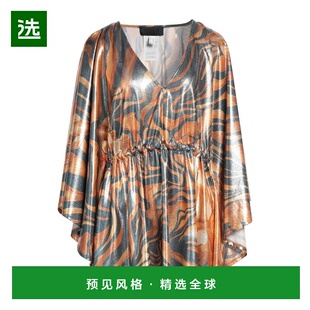 1h可退 香港直邮Alberta Ferretti 女士 上衣 orange橙色 舒适时