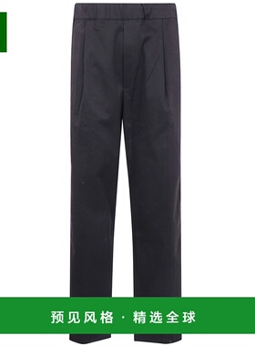 香港直邮LANEUS 男士休闲裤 F5LAMAPA243110 AW2025 黑色 GABARDI