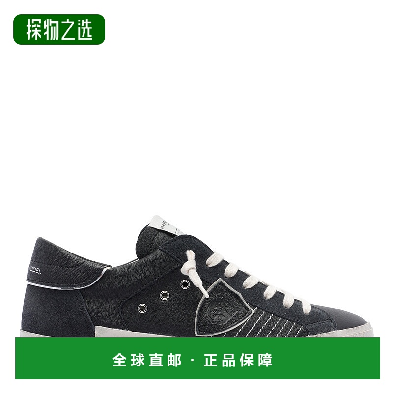 1小时内可退 欧洲直邮philippe model 男士 时尚休闲鞋牛皮运动鞋