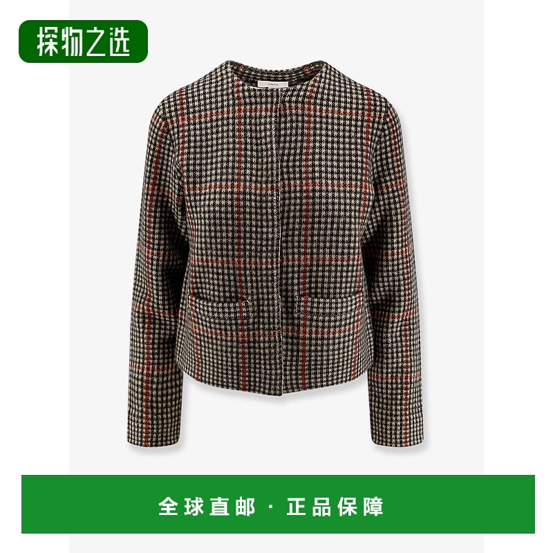 香港直邮VINCE 女士 羊毛羊绒针织开衫 V139779771