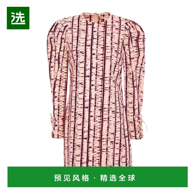 1h可退 香港直邮ULLA JOHNSON 女士 短款连衣裙 pink粉色 舒适时