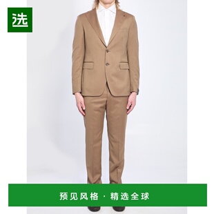 1h可退 香港直邮Tagliatore 男士 130s 单排扣超初剪羊毛套装 2SV