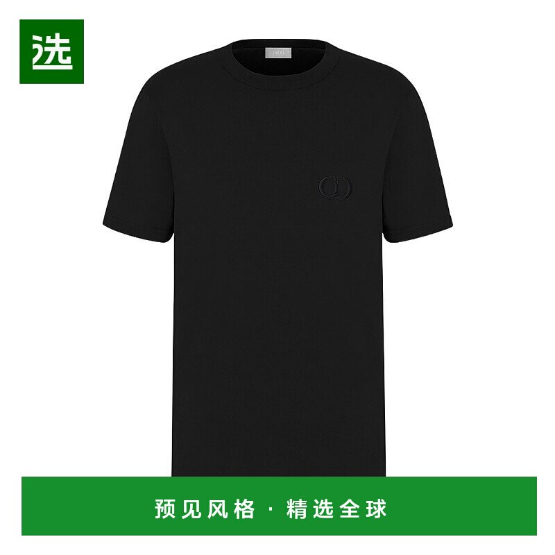 香港直邮Dior 徽标圆领短袖T恤 DIO4QWD9迪奥