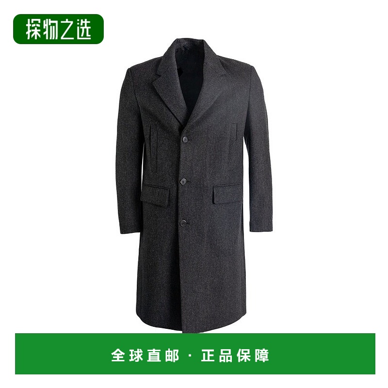 香港直邮Prada 普拉达 男士 單排扣長版大衣 UC546M17ZU