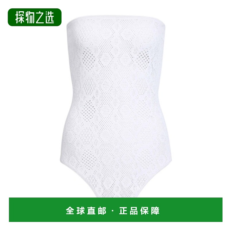 香港直邮Alaia 紧身胸衣式连体衣 AA9B0383K073B蕾丝