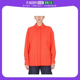 女3341MDE14X 韩国直邮MSGM22FW衬衫 22760910ORANGE